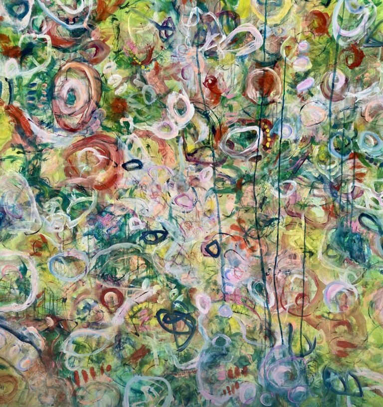 "WILD GARDEN" 140 x 150 cm, cena 23 000,- Kč